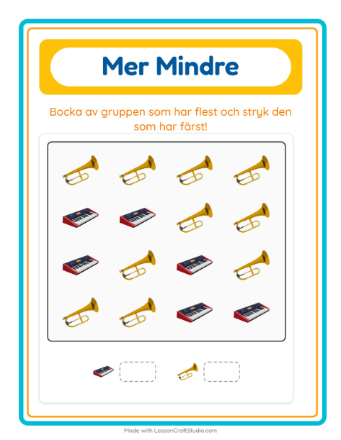Fler eller färre – Musik