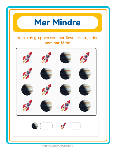 Fler eller färre – Rymden