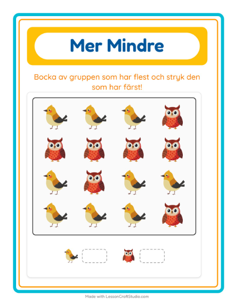 Fler eller färre – Saker som flyger