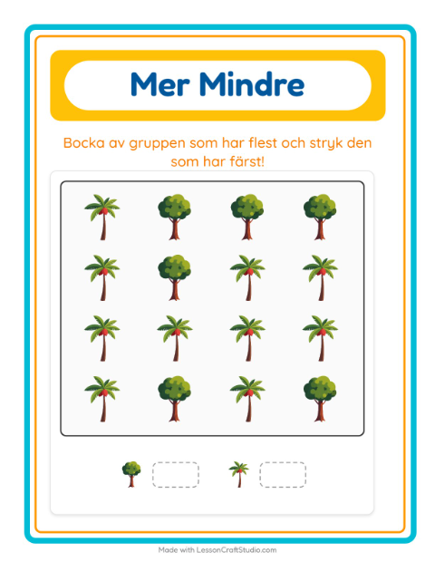Fler eller färre – Träd