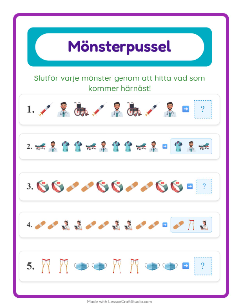 Mönster – Sjukhus