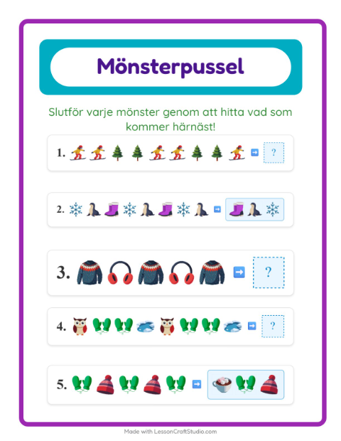 Mönster – Vinter