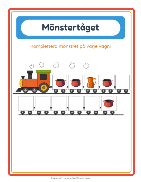 Mönstertåg – Köksredskap