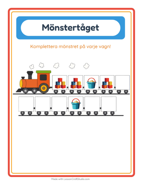 Mönstertåg – Leksaker