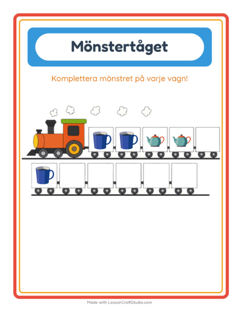 Mönstertåg – Köksredskap
