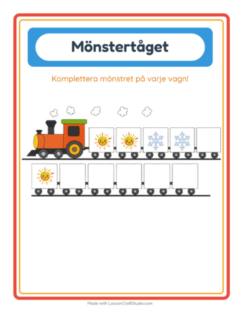 Mönstertåg – Väder