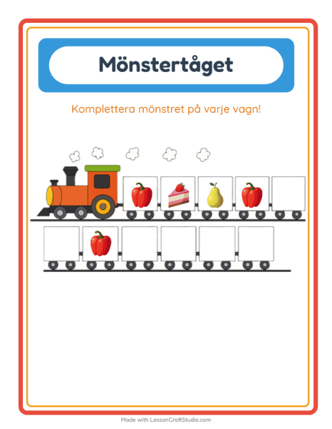 Mönstertåg – I snabbköpet