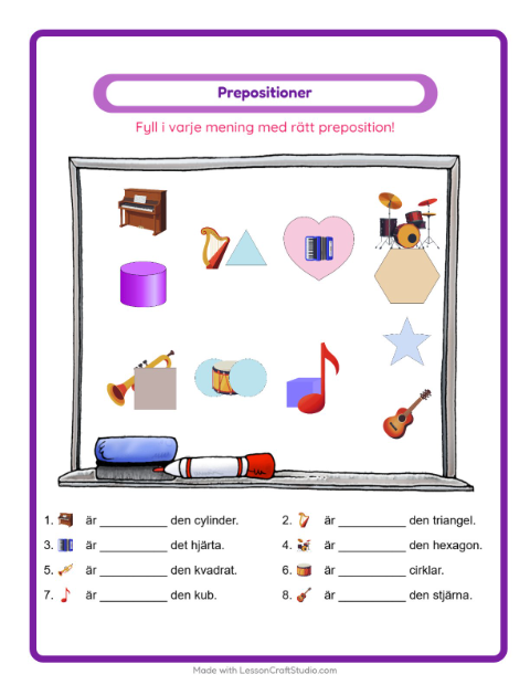 Prepositioner – Musik