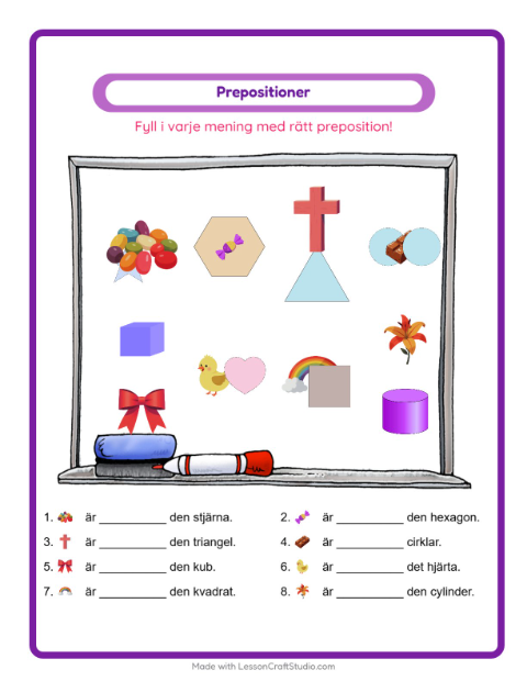 Prepositioner – Påsk