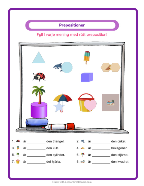 Prepositioner – Sommar