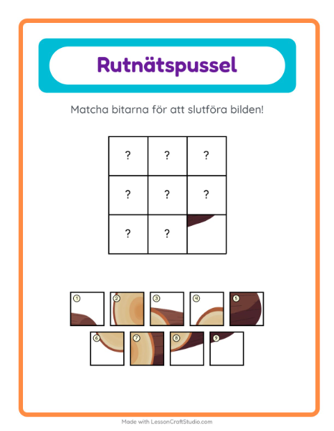 Bildrutnät – Camping