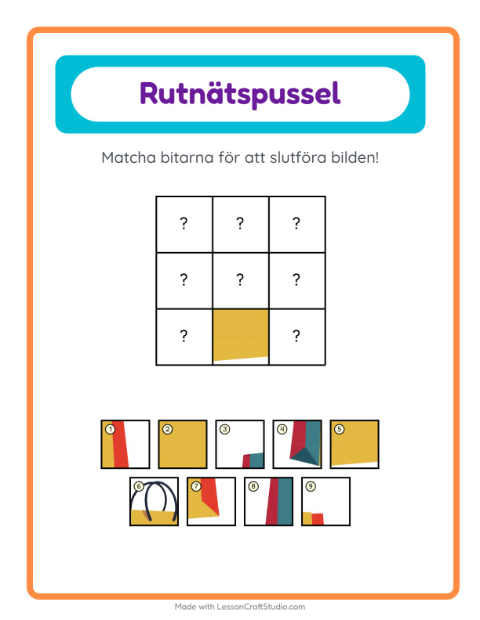 Bildrutnät – I snabbköpet