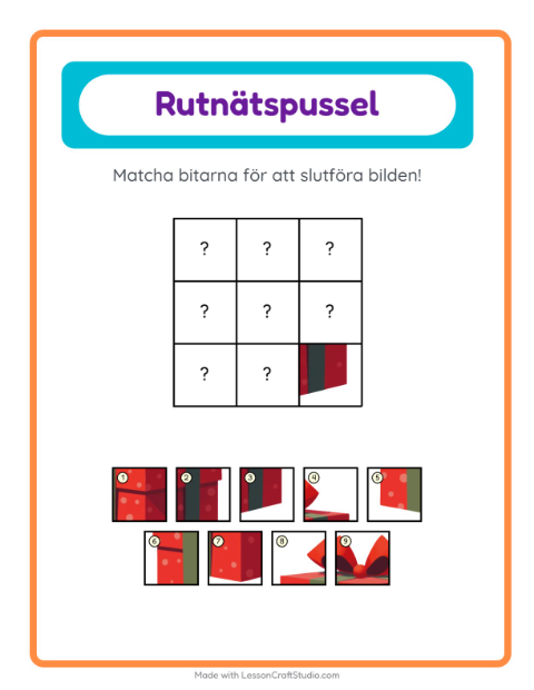 Bildrutnät – Jul