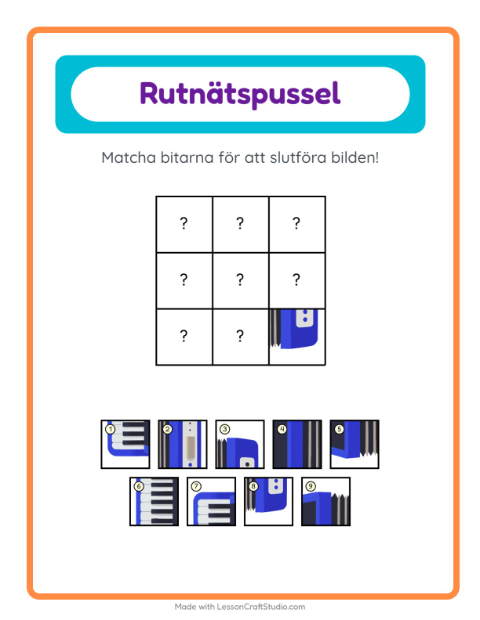 Bildrutnät – Musik