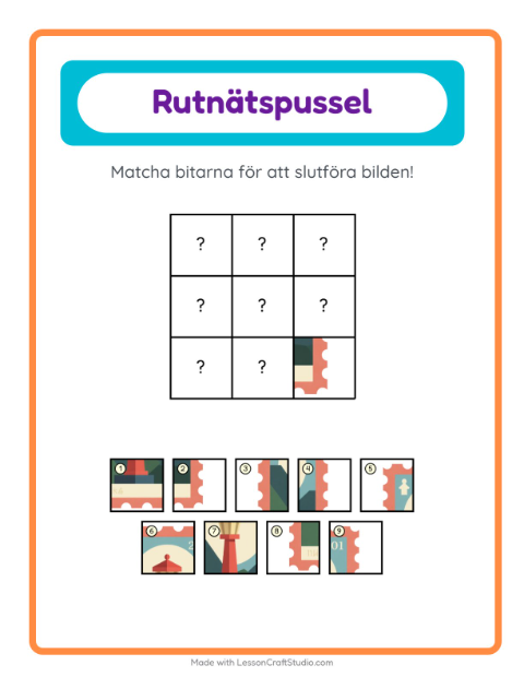 Bildrutnät – Postkontor