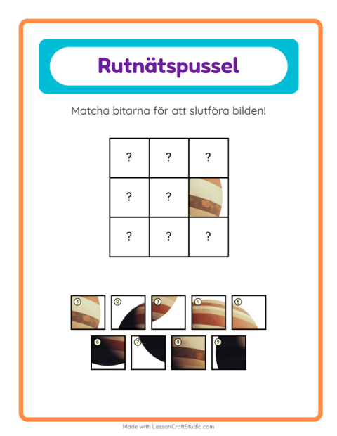 Bildrutnät – Rymden