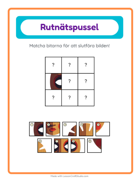 Bildrutnät – Tillbehör