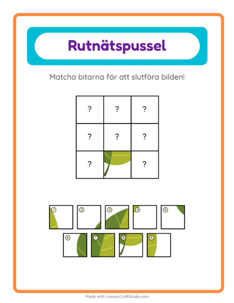 Bildrutnät – Vår