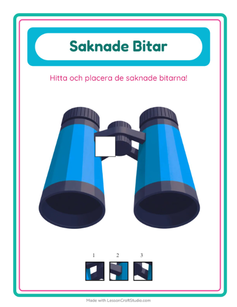 Saknad bit – Camping
