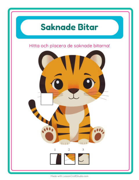 Saknad bit – Djur