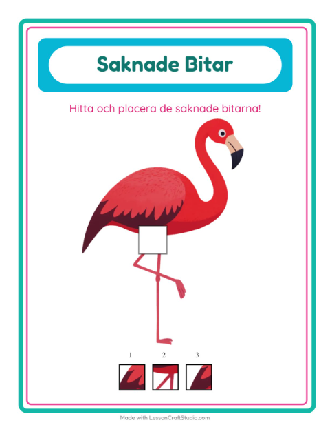 Saknad bit – Fåglar 2