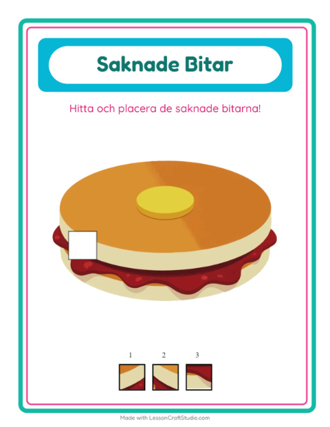Saknad bit – Frukost
