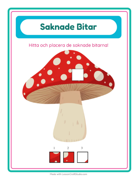 Saknad bit – Grönsaker
