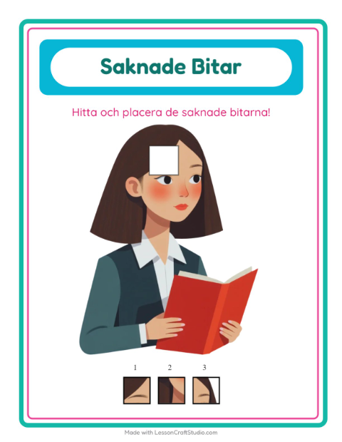 Saknad bit – Klassrum