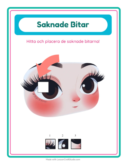 Saknad bit – Kroppsdelar