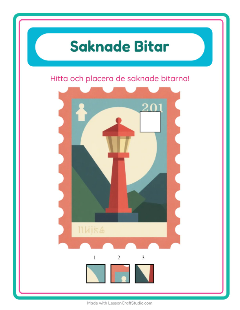 Saknad bit – Postkontor