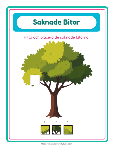 Saknad bit – Träd