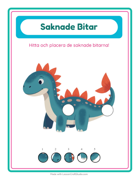 Saknade bitar – Dinosaurier