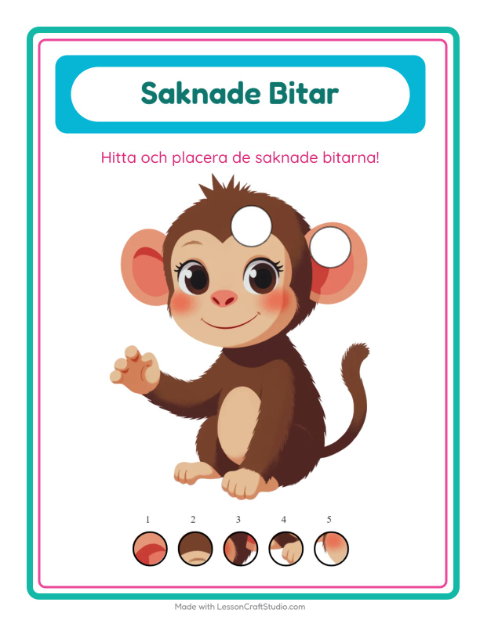Saknade bitar – Djurparksdjur