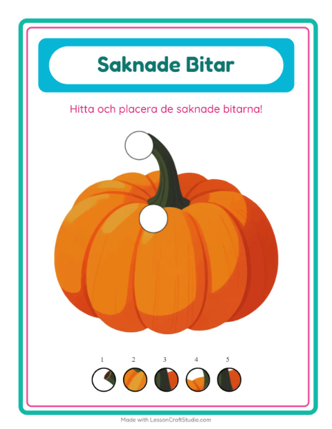 Saknade bitar – Grönsaker
