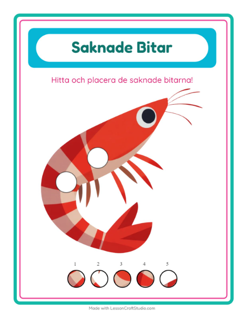 Saknade bitar – Havsliv