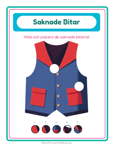Saknade bitar – Kläder