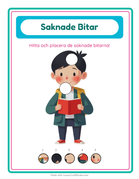 Saknade bitar – Klassrum