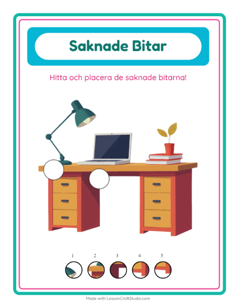 Saknade bitar – Möbler