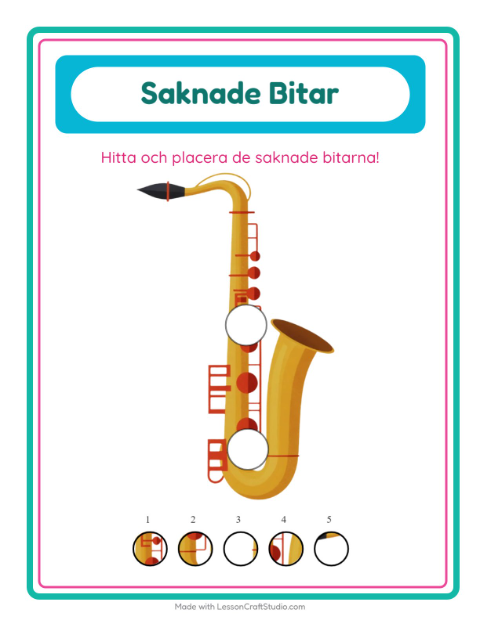 Saknade bitar – Musik