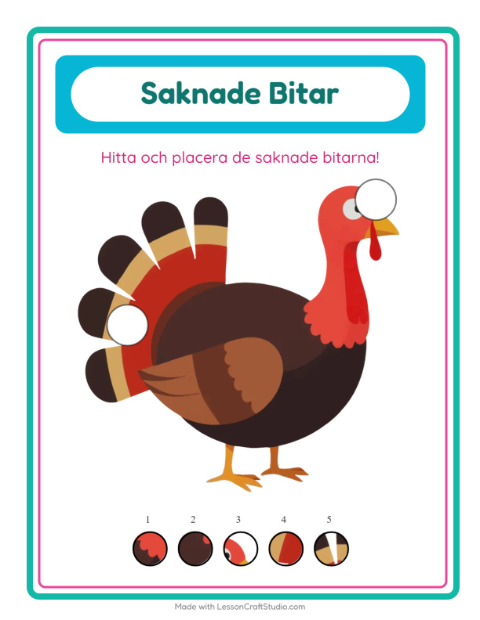 Saknade bitar – Thanksgiving