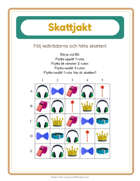 Skattjakt pilar – Tillbehör