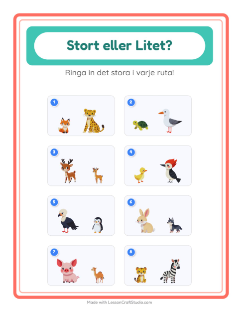 Störst och minst – Djur