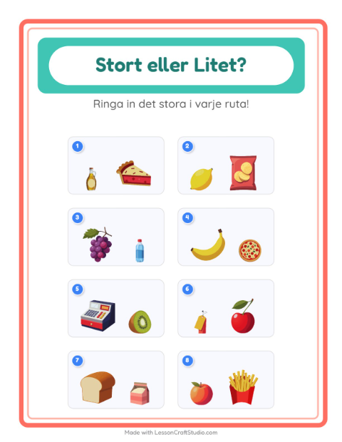 Störst och minst – I snabbköpet