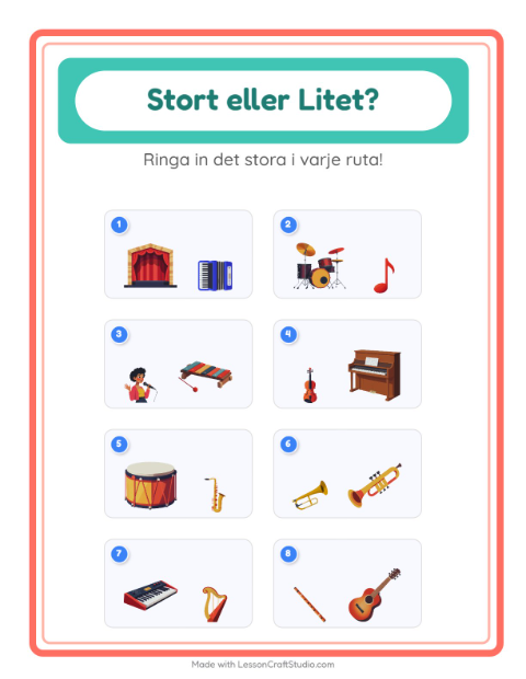 Störst och minst – Musik