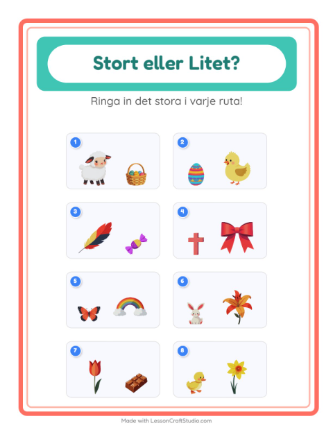 Störst och minst – Påsk
