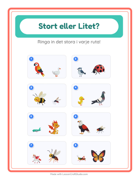 Störst och minst – Saker som flyger