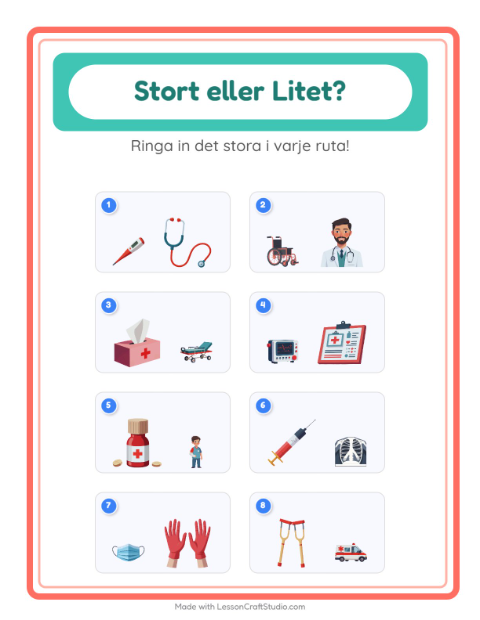 Störst och minst – Sjukhus