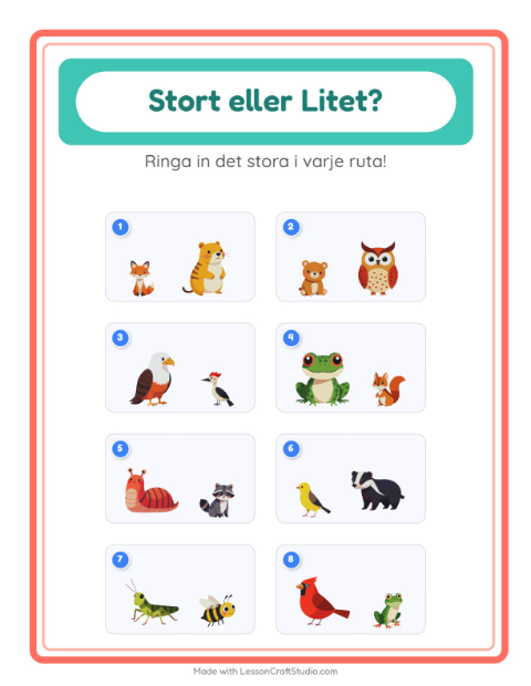 Störst och minst – Skogsdjur