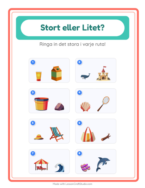 Störst och minst – Strand