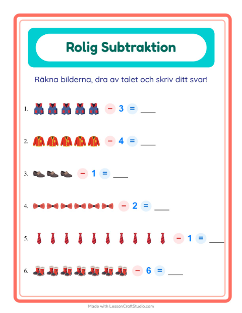 Bild minus siffra – Kläder